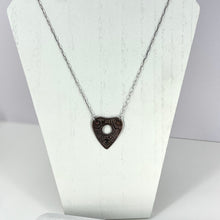 Load image into Gallery viewer, Ouija Planchette necklace -  Copper and Silver