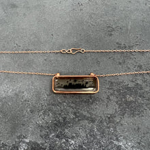 Load image into Gallery viewer, Copper, Resin and Ink Pittsburgh Skyline Necklace