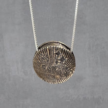 Load image into Gallery viewer, Pittsburgh Ancient Traveler Reversible Traveler’s Charm- Bronze and Sterling silver Necklace