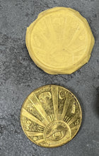 Load image into Gallery viewer, Fortune Teller Amulet - Copper on antiqued sterling silver chain