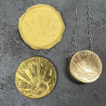 Load image into Gallery viewer, Fortune Teller reversible Amulet - Bronze and Sterling silver Necklace