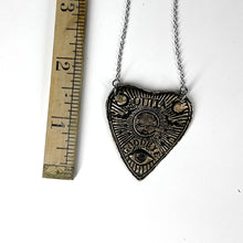 Load image into Gallery viewer, Ouija Planchette necklace -  Bronze and Stainless Steel
