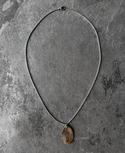 Load image into Gallery viewer, Oval Fountain Pen Nib Necklace - bronze and Stainless Steel