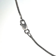 Load image into Gallery viewer, YES/NO reversible Amulet - Copper on Sterling Silver Foxtail Chain