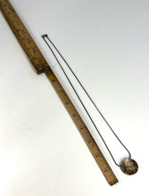 Load image into Gallery viewer, YES/NO reversible Amulet - Bronze on Sterling Silver Foxtail Chain