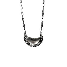 Load image into Gallery viewer, Fine silver Empanada on a sterling silver chain