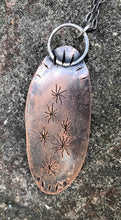 Load image into Gallery viewer, Tiger's Eye Talisman Scrap Pendant - on long sterling silver chain