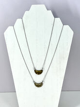 Load image into Gallery viewer, Polymer Clay Pierogi necklace on adjustable Stainless Steel Chain
