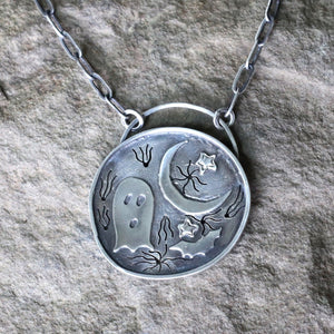 Sterling Silver Autumn Spirit Amulet
