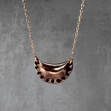 Load image into Gallery viewer, All Copper Pierogi Necklace
