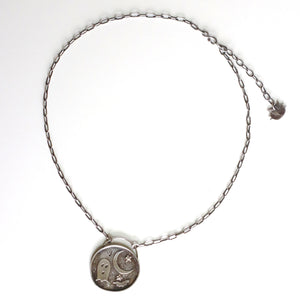 Sterling Silver Autumn Spirit Amulet