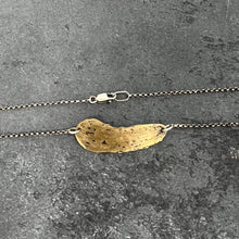 Load image into Gallery viewer, Brass Pickle on a Sterling Silver Chain
