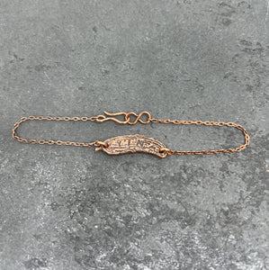 Copper YINZER Pickle bracelet - 7"