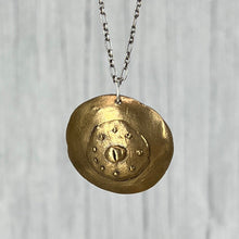 Load image into Gallery viewer, Nipple on a chain - bronze and silver
