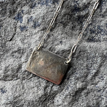 Load image into Gallery viewer, Journaler&#39;s Charm Necklace - all bronze with handmade clasp
