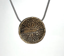 Load image into Gallery viewer, East End Amulet - Bronze antiqued silver chain
