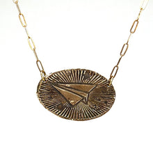 Load image into Gallery viewer, Snail Mail Charm Necklace - bronze
