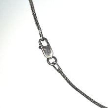 Load image into Gallery viewer, YES/NO reversible Amulet - Bronze on Sterling Silver Foxtail Chain

