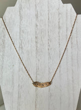 Load image into Gallery viewer, YINZ Pickle - Medium Etched Brass Necklace

