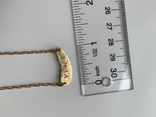 Load image into Gallery viewer, YINZ Pickle - SMALL Etched Brass Necklace
