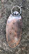 Load image into Gallery viewer, Tiger&#39;s Eye Talisman Scrap Pendant - on long sterling silver chain
